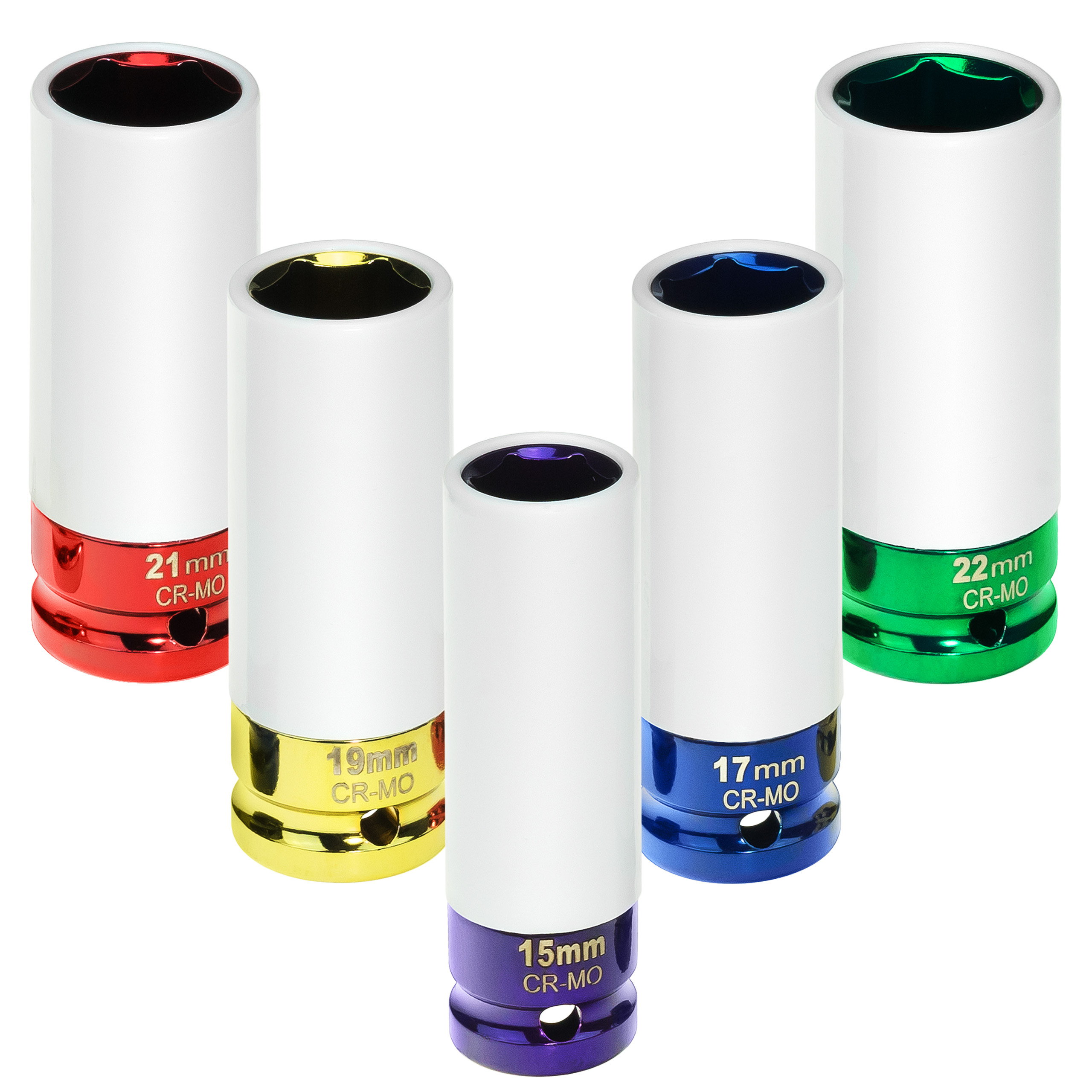 PREMIUM däckhylsa lång 15, 17, 19, 21 & 22 mm - 5