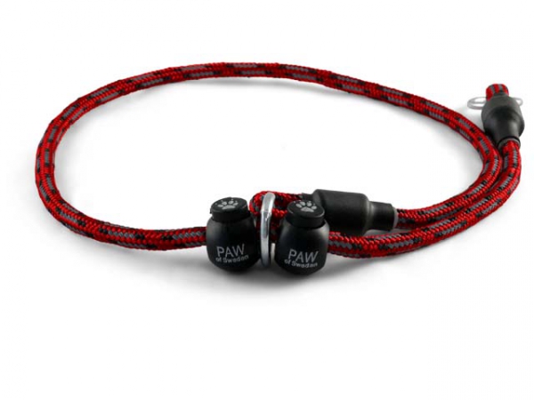 PAW of Sweden Hundhalsband Stoppers Reflex - Vinrött