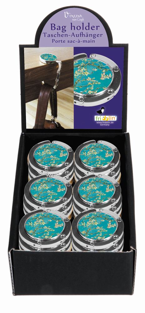 Taskekroge, Van Gogh, Mandelblomster, Borddisplay med 24 stk. TEMA-produkt
