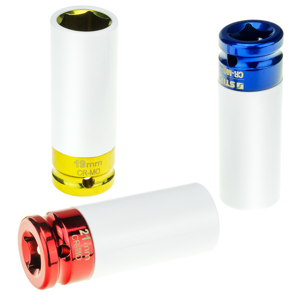 PREMIUM däckhylsa lång 17, 19, 21 mm - 4