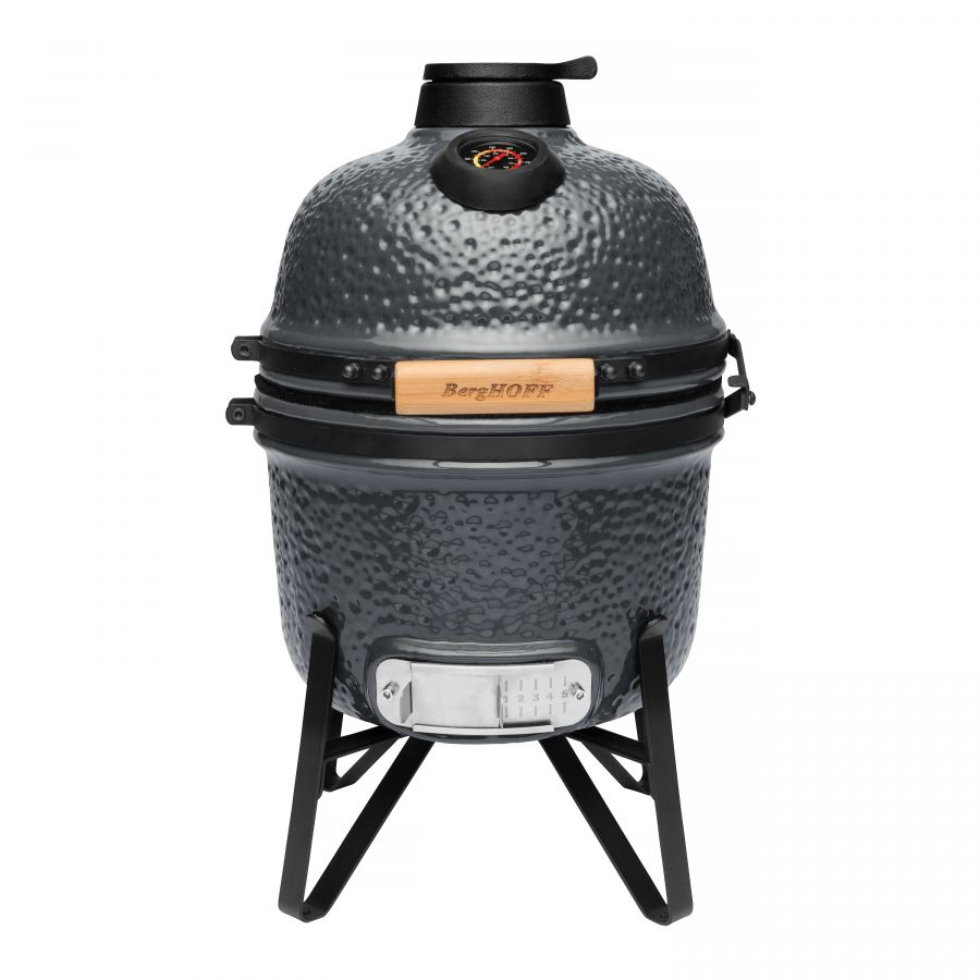 BBQ-grill Keramisk 33 cm, grå