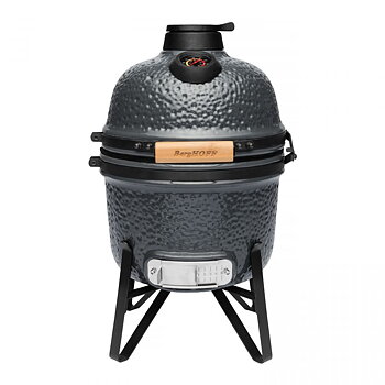 BBQ Grill Ceramic 33 cm, grey