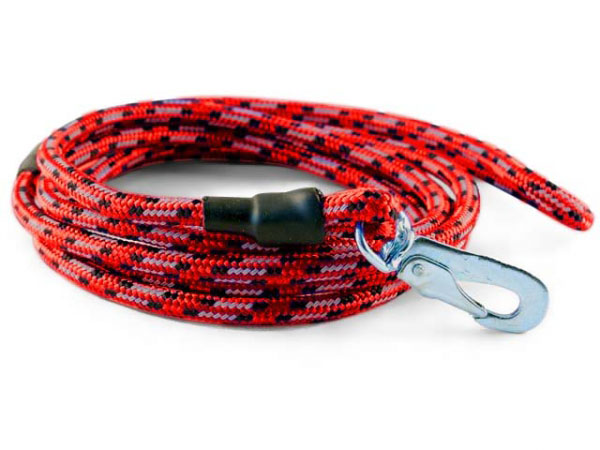 Paw of Sweden Leash with Carabiner Reflective - Red