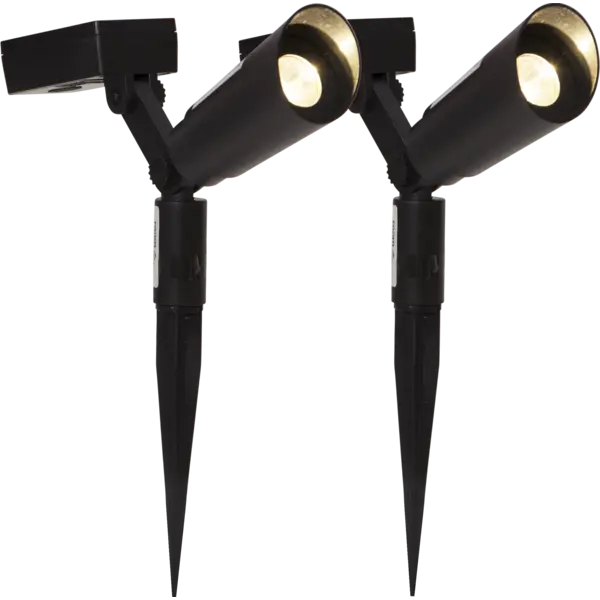 STAR TRADING Solcellsspotlight 2-Pack Powerspot