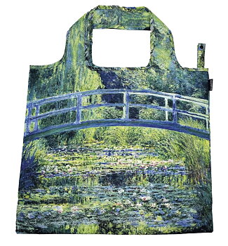 Eco bags, Claude Monet, Borddisplay med 12 stk. TEMA-produkt. 