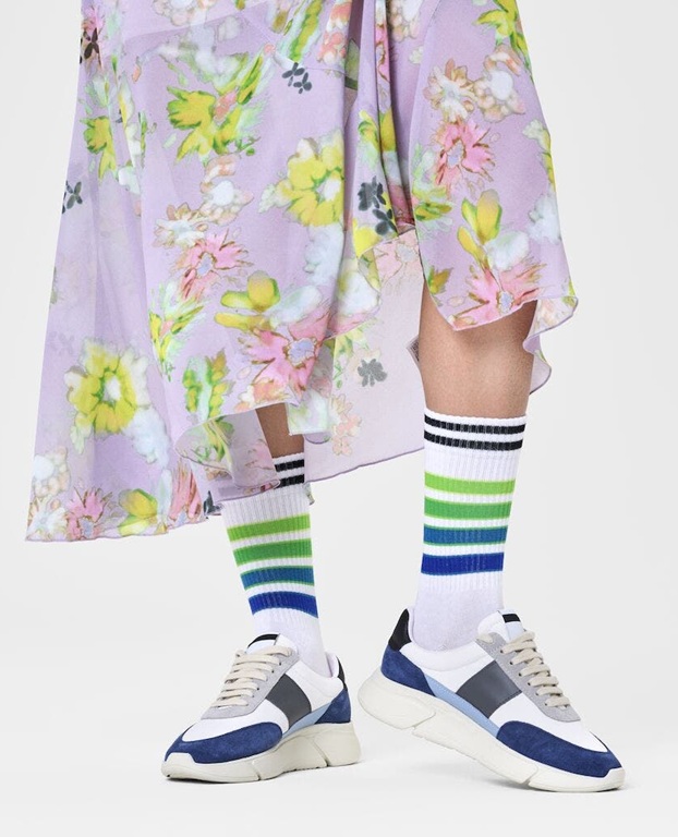 Happy Socks Street Stripe Sneaker Sock - 2