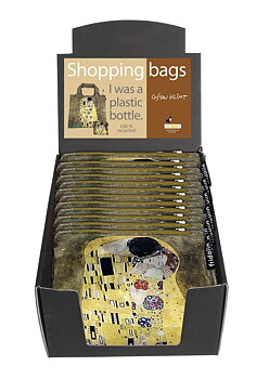 Eco bags, Gustav Klimt, Kyssen, Bordsdisplay 12 st. TEMA-produkt.