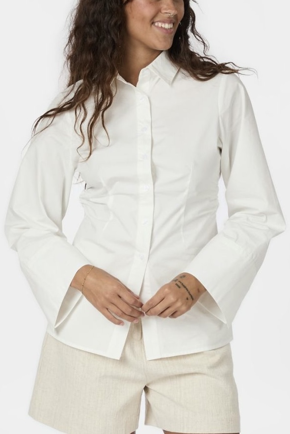 Neo Noir - Tilly C Poplin Shirt 163534 - 120 - White