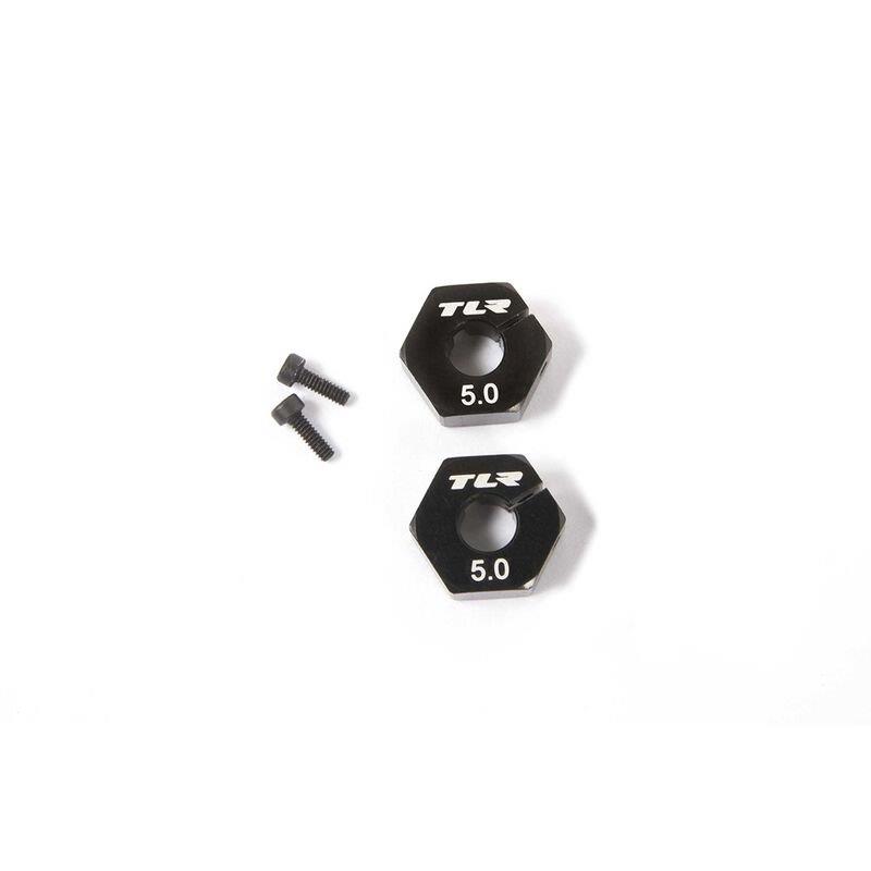 TLR Wheel Hex 12mm x 5.0mm (2)