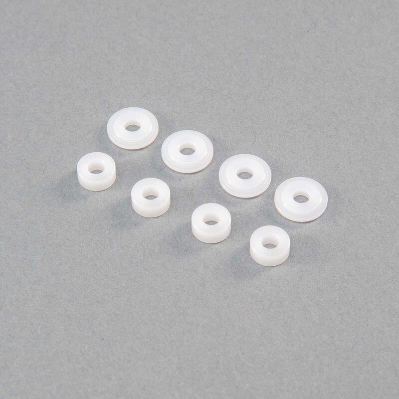 TLR Shock Seal Bushings, Machined, G3 3mm V2 (4)