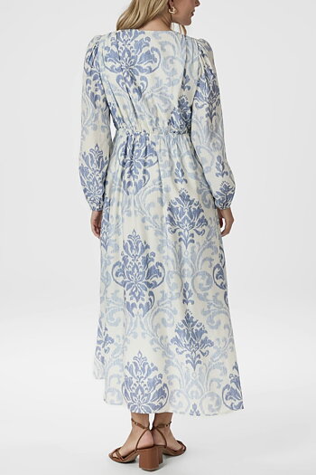 Neo Noir  - Silfi Deco Dress Light Blue