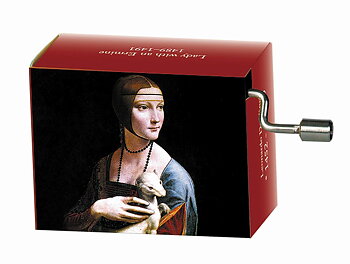 Spilledåse, Ode to Joy, Beethoven/Damen med hermelinen, TEMA-produkt