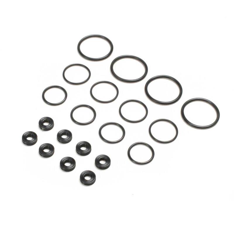 TLR Seal Set, X-Rings, G3 3mm V2 (4 shocks)