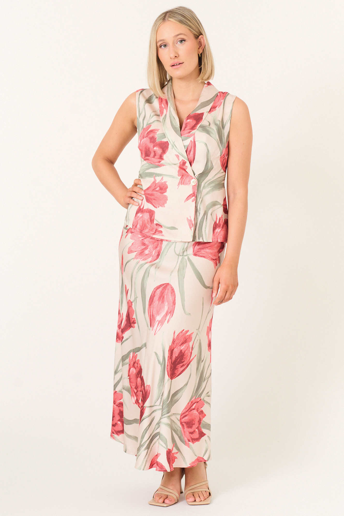 Daisy top  peach - 2