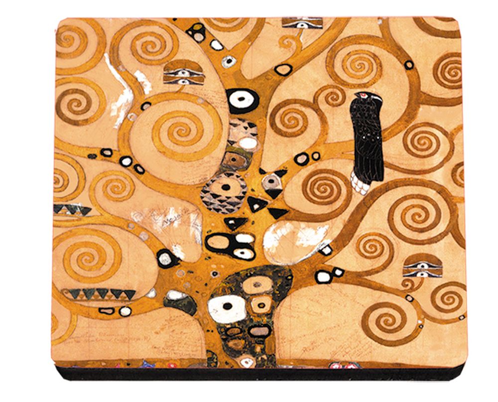 Glasunderlägg MDF, Gustav Klimt, Bordsdisplay 72 st, TEMA-produkt - 3