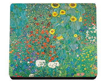 Glasunderlägg MDF, Klimt,  Bauerngarten, TEMA-produkt