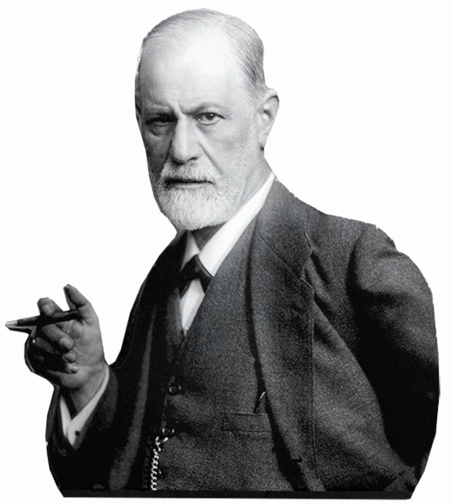 Magnet MDF, Sigmund Freud med cigarr, TEMA-produkt.