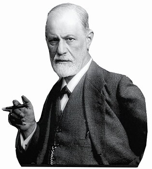 Magnet MDF, Sigmund Freud med cigar, TEMA-produkt.