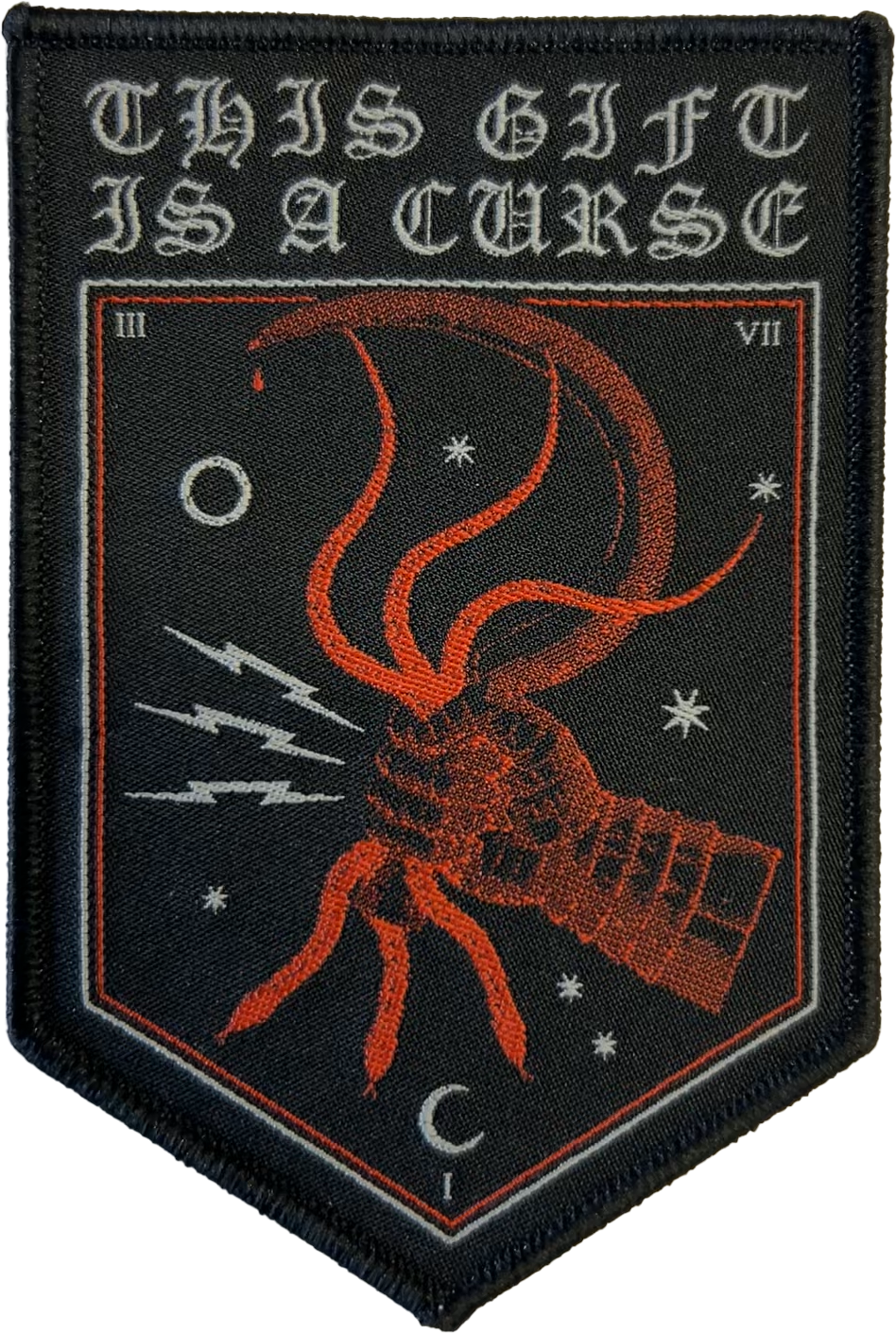 THIS GIFT IS A CURSE - Shield Patch