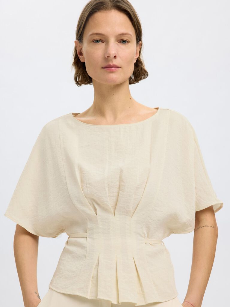 Selected Femme Matilda Pleated Top - 6