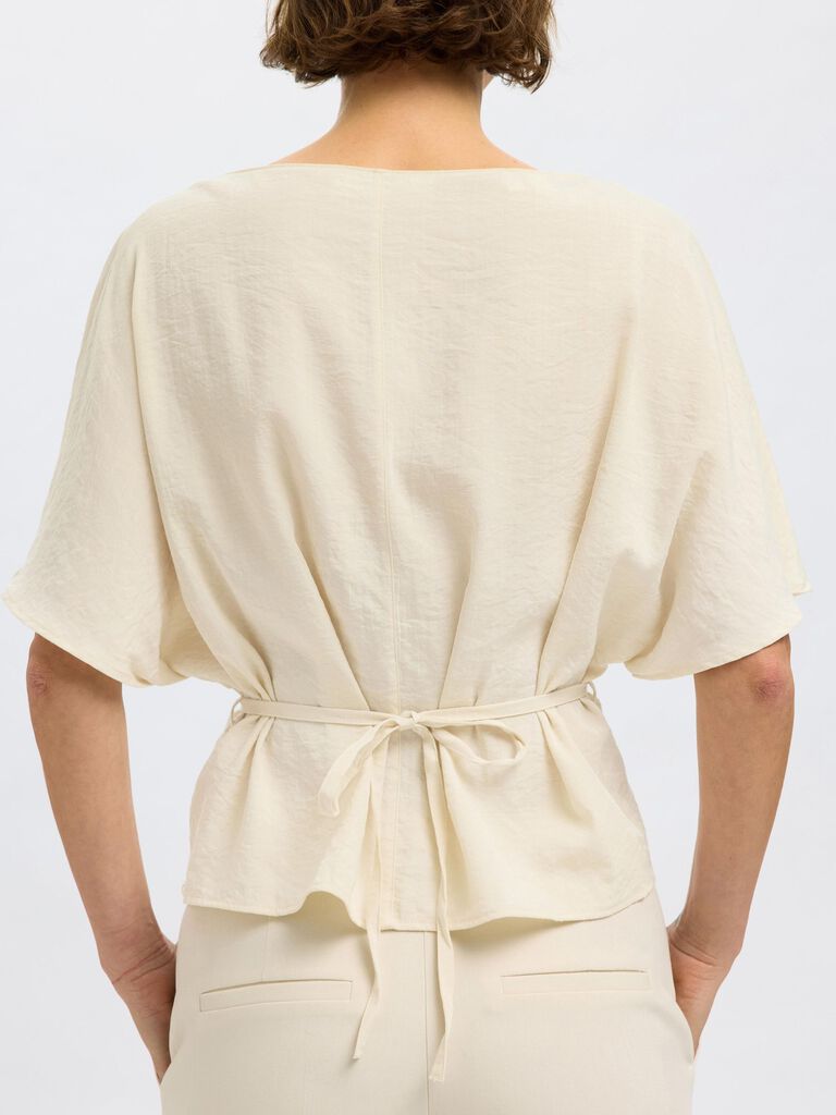 Selected Femme Matilda Pleated Top - 5