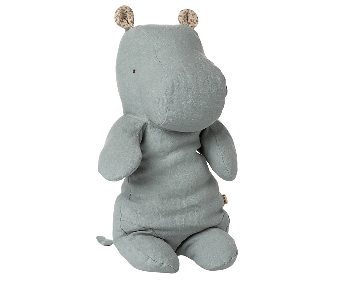 Maileg - Safari friends, Hippo, Medium - Blue grey
