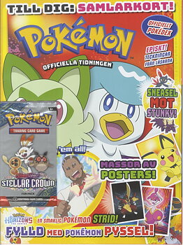Pokemon magasin nr 4 2025, Extra Scarlet & Violet Stellar Crowd Fun-pack 3 kort