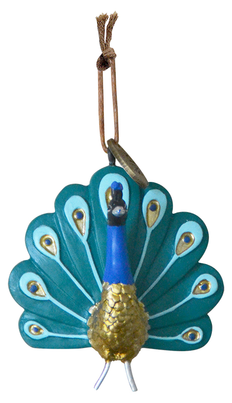 Kids by Friis - ornament, Påfågel