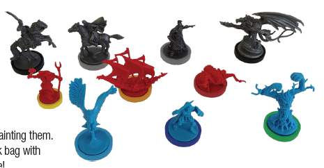 War of the Ring Coloured Plastic Rings Expansions Reprint