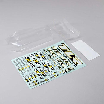 TLR 1/10 Lightweight Clear Body & Wing: 22X-4
