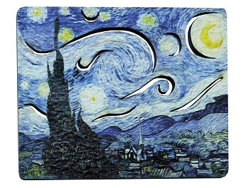 Magnet MDF, Van gogh, Stjernenat, TEMA-produkt