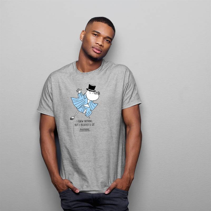 Moomin Quote T-shirt - Moomin 80 - I knew nothing (Adult sizes)