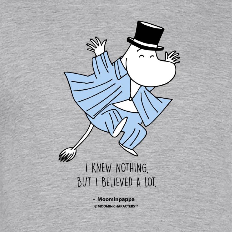 Moomin Quote T-shirt - Moomin 80 - I knew nothing (Adult sizes) - 2