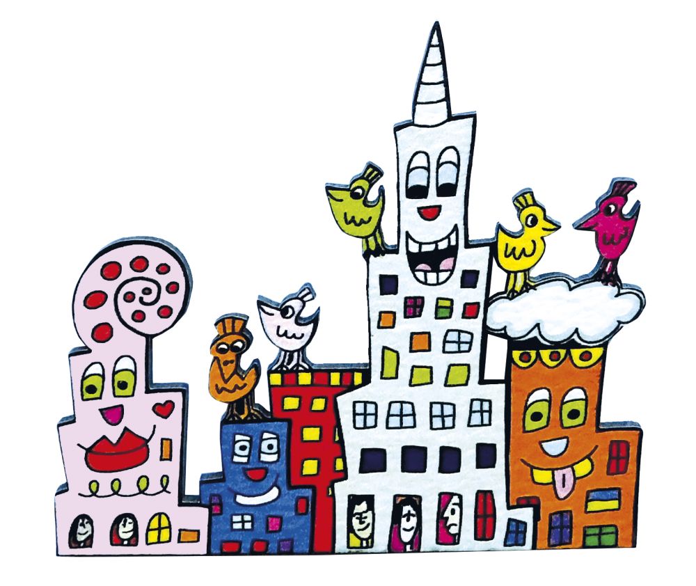 Magneter MDF, James Rizzi, Bordsdisplay med 64 st, TEMA-produkt - 5