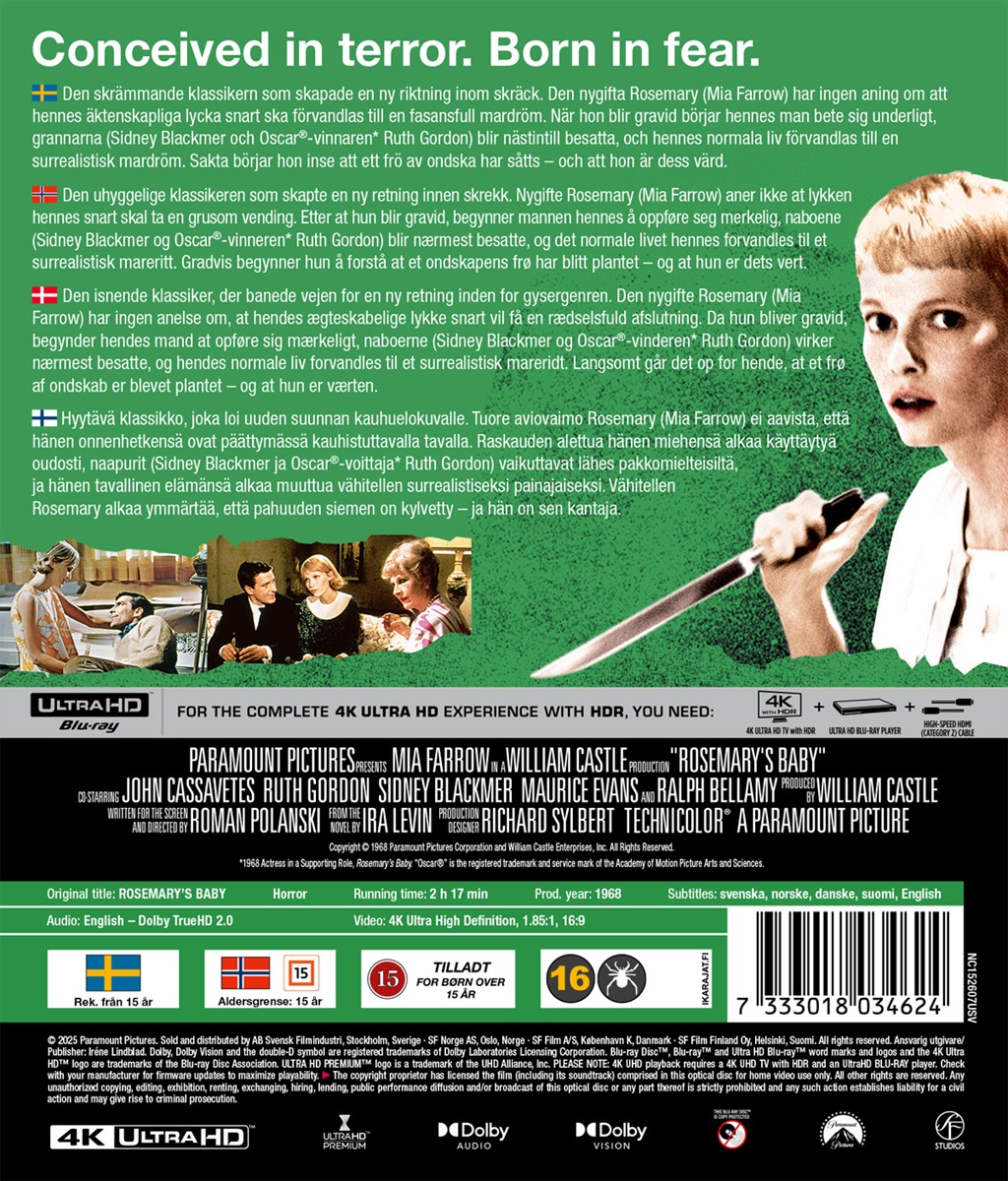 Rosemary's Baby (4K Ultra HD) - 2