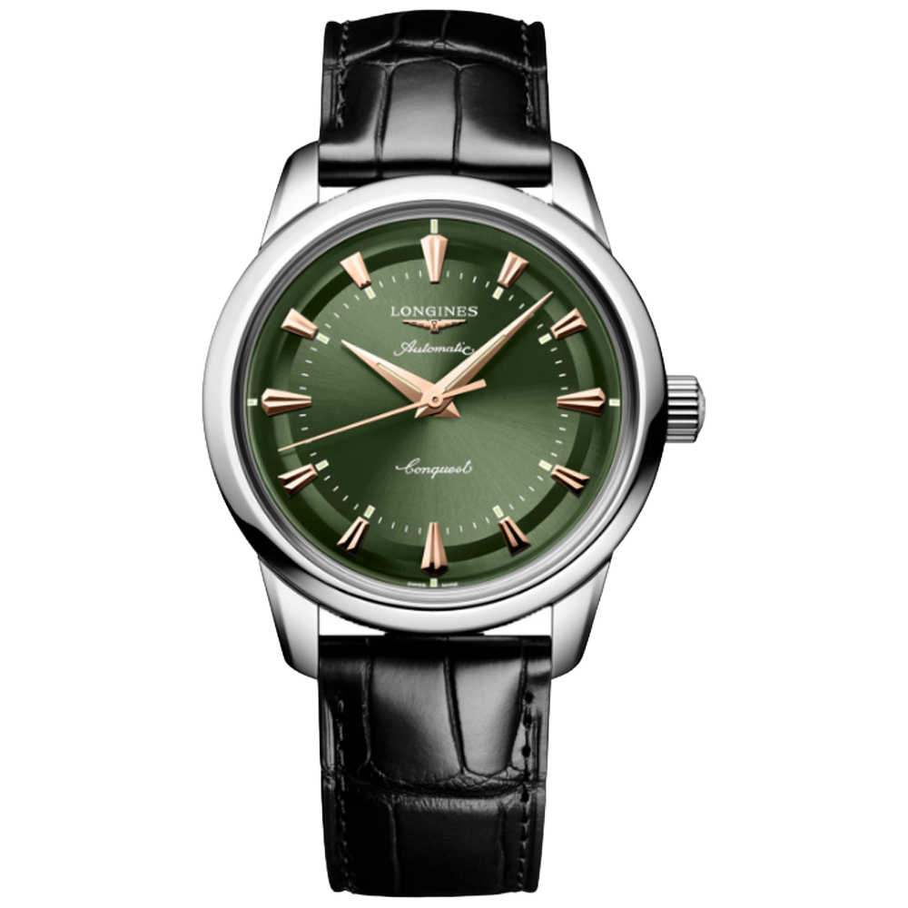L1.649.4.02.2 Longines Conquest Heritage grön 38