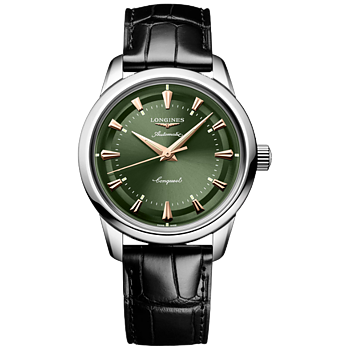 L1.649.4.02.2 Longines Conquest Heritage grön 38