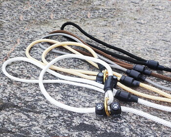 PAW of Sweden Leash Show Limited Edition Stoppers 110 cm – Silver - Flexible 