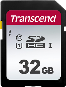 Transcend Silver 300S SDHC UHS-I U1 R100/W20 32GB