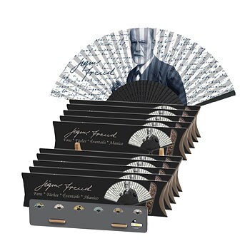 Solfjädrar, Sigmund Freud, Bordsdisplay med 20 st. TEMA-produkt