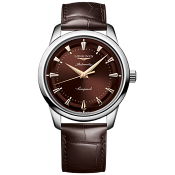 L1.650.4.62.2 Longines Conquest Heritage brun 40