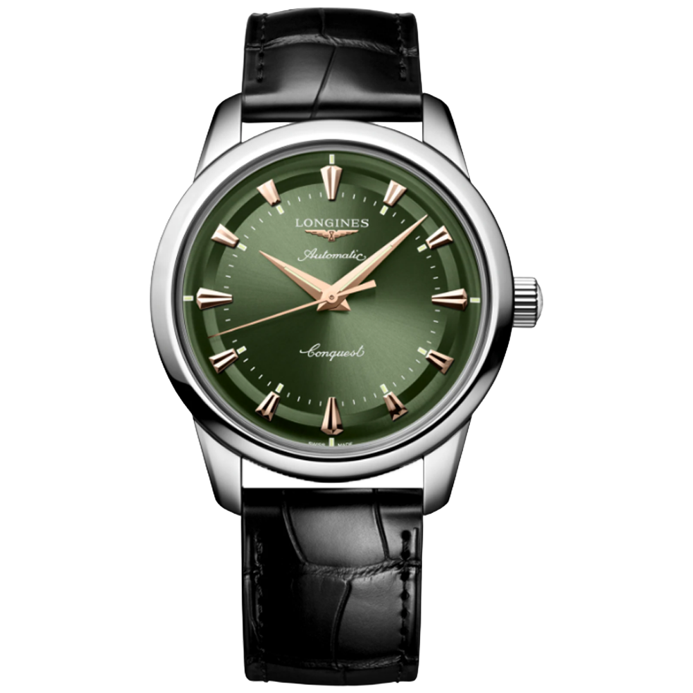 L1.650.4.02.2 Longines Conquest Heritage grön 40