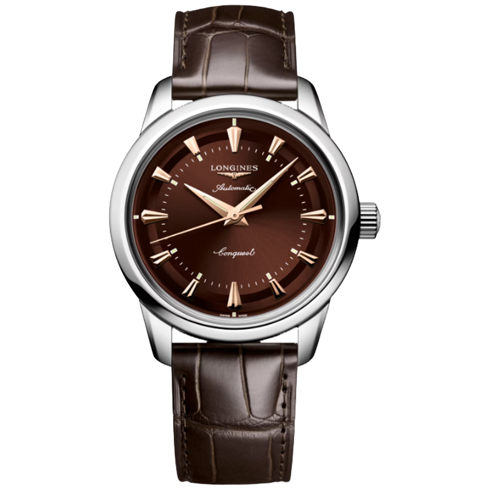 L1.649.4.62.2 Longines Conquest Heritage brun 38