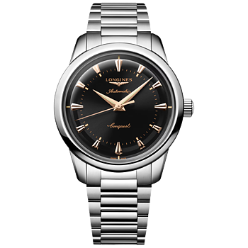 L1.650.4.52.6 Longines Conquest Heritage svart 40
