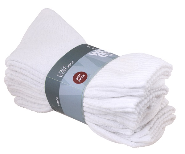 5-Pack  Vita Sport Strumpor - 3