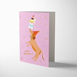 Party Dog Card