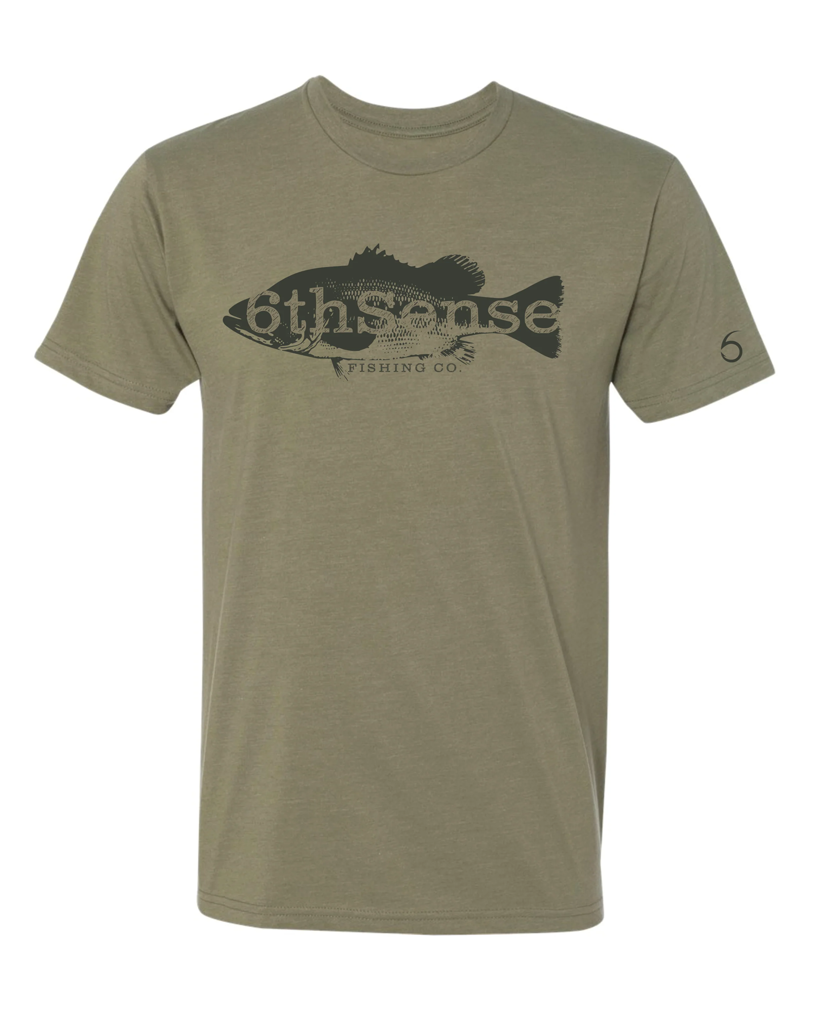 6th Sense Classic Tee - Silhouette 6 Olive
