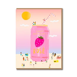 Rosé on the Beach Card
