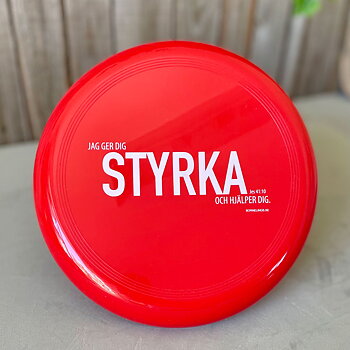 Frisbee – Styrka, röd