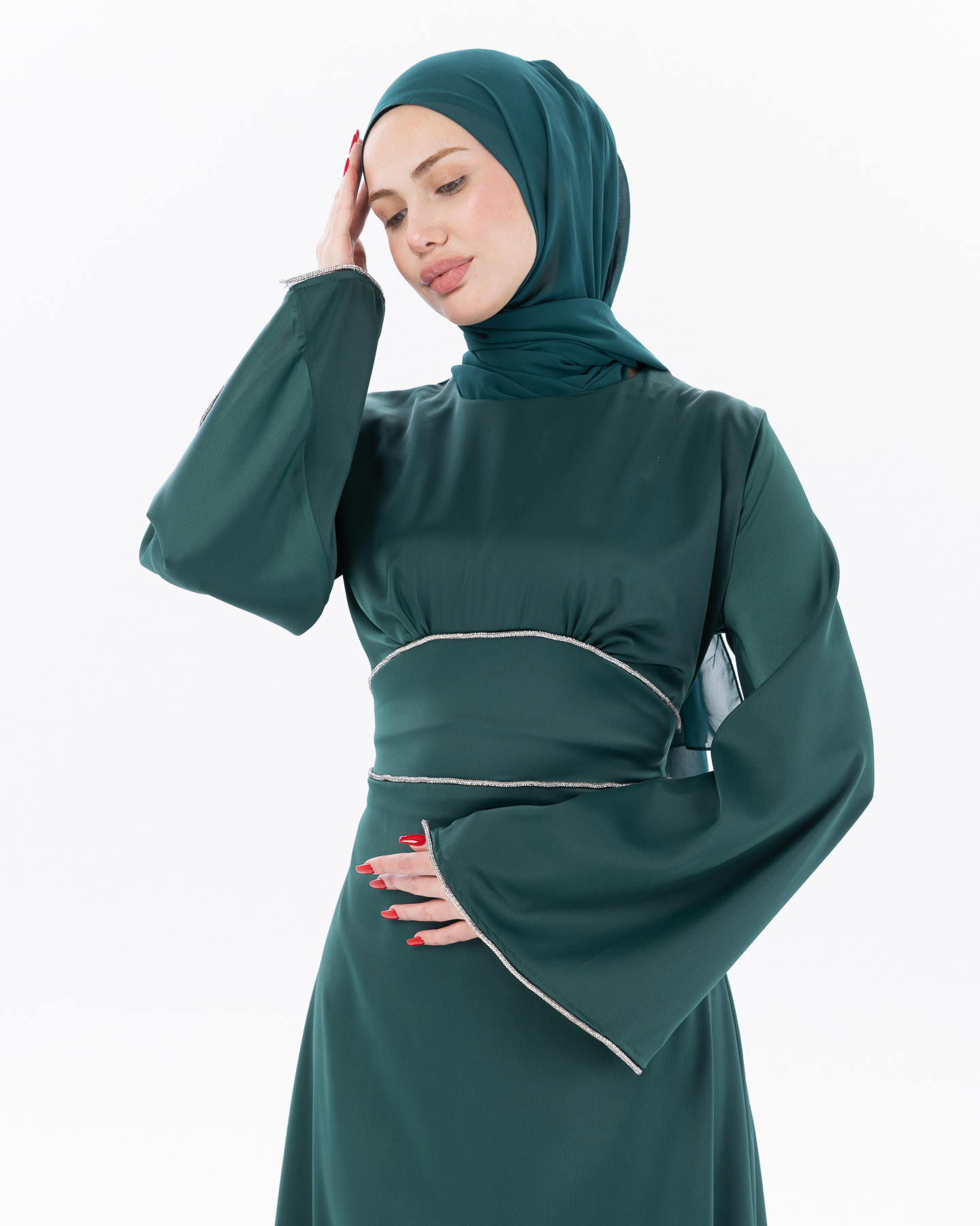 Party dress - Green - 3
